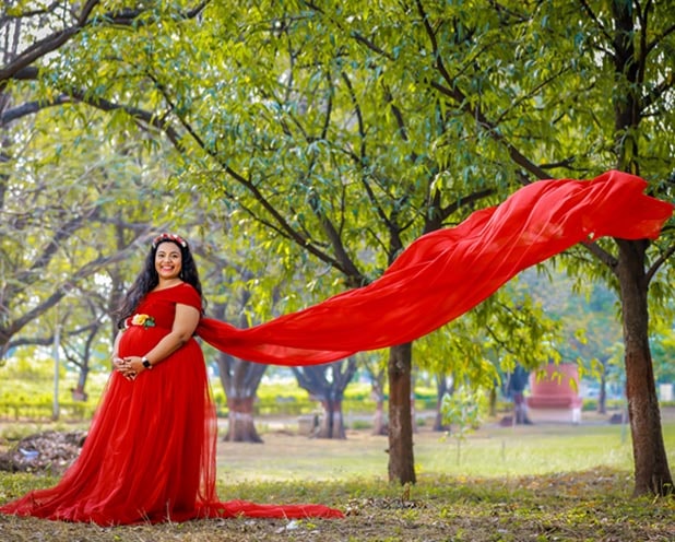 Dresses for maternity shoot in hyderabad